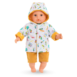 Rain Coat Little Artist for 12-inch baby doll